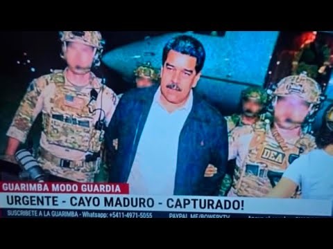 TRUMP faz PRONUNCIAMENTO Após Captura de Maduro Pela Delta Force