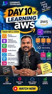 AWS DAY 10 | Load Balancer Explained | ALB vs NLB vs CLB | AWS Tutorial for Beginners
