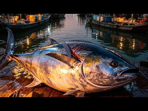 Tuna Cutting Show – Skill & Precision in Real Time