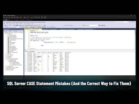 SQL Server CASE Statement Mistakes (And the Correct Way to Fix Them)