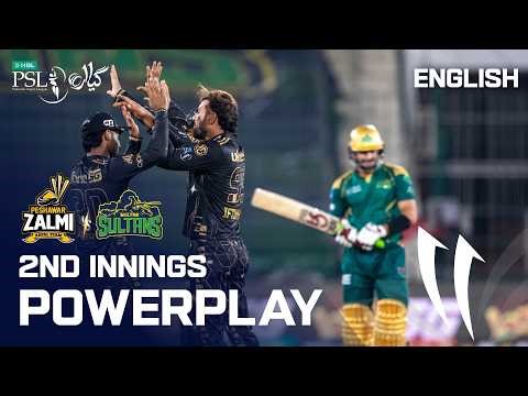 2nd Innings Powerplay | Multan Sultans vs Peshawar Zalmi | English | Match 22 | HBL PSL 11 | MZB1K