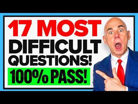 17 ‘MOST DIFFICULT’ INTERVIEW QUESTIONS & TOP-SCORING ANSWERS! (PASS YOUR INTERVIEW!)