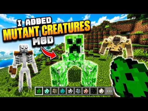 I Added Mutant Creatures Mod To My Minecraft World