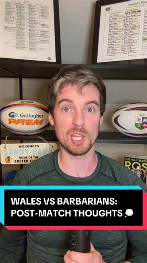 Let’s talk #welshrugby after they faced the Barbarians at Twickenham today 🗣️ #rugbytok #rugbynause #barbariansrugby #rugbyunion