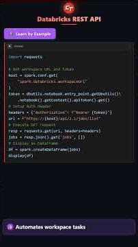 Using the Databricks REST API from a Notebook with requests