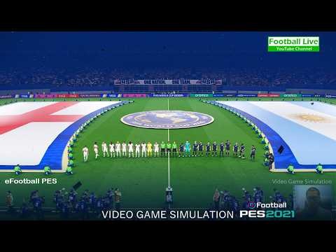 ENGLAND vs ARGENTINA - World Cup 2026 eFootball PES | Video Game Simulation | Gameplay