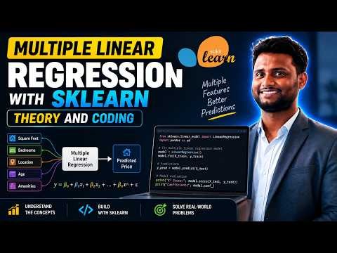 Linear Regression with Multiple Features with Scikit-Learn: Complete Theory & Coding Tutorial