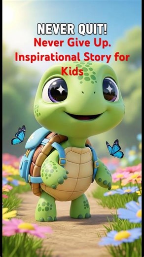 Never Give Up 🐢 | Inspirational Story for Kids