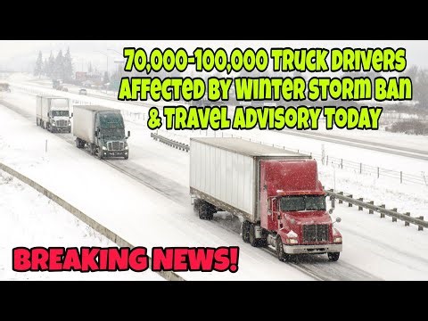 Major Ban! Public Announcement Affecting Over 100,000 Truck Drivers Today! 