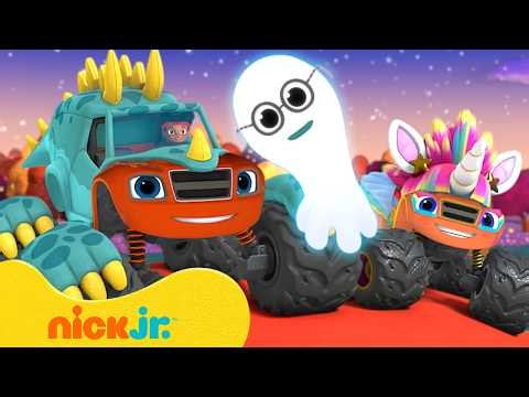 Blaze & Sparkle Go Trick or Treating! 🎃 | Blaze and the Monster Machines Halloween Game | Nick Jr.