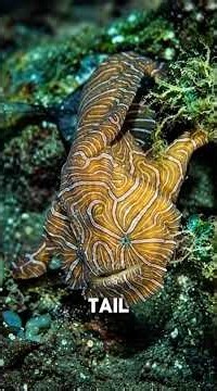 Frogfish: The Strange Ocean Creature You Won’t Believe Exists! 🐸🌊 #Shorts
