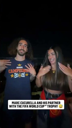 Cucurella is living his best life after winning the FIFA World Cup