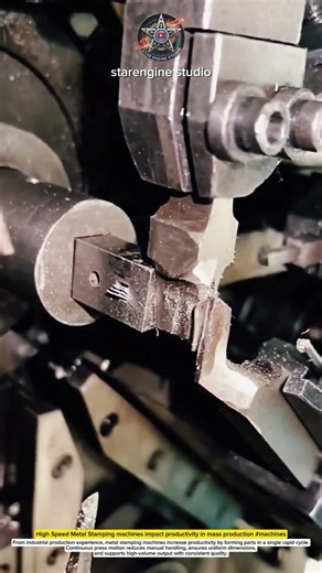 High Speed Metal Stamping machines impact productivity in mass production #machines