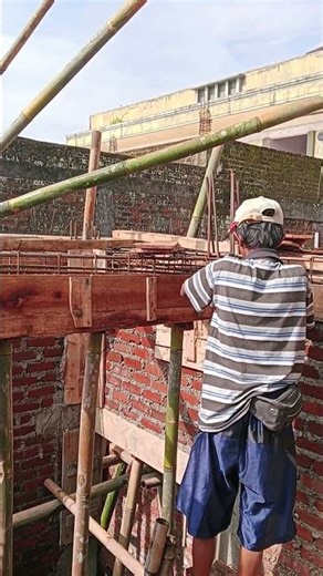 installation of the middle beam cover board... reinforce it by nailing it.