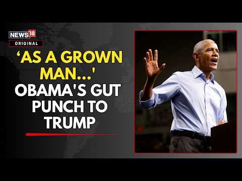 Obama Warns Trump Of Power Of Democracy, 'Frustration With The Empire' Ahead Of US Midterms | N18G