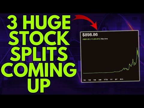 3 HUGE STOCK SPLITS COMING UP (BUY NOW?) | STOCK SPLIT NEWS