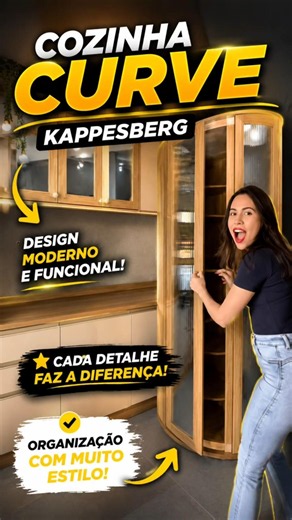 Cozinha Curve Kappesberg: cada detalhe impressiona!