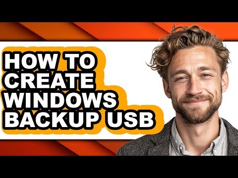 How to Create Windows Backup Usb (full Guide)