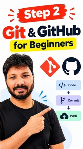 DevOps Roadmap 2027 🚀 Step 2 Git & GitHub for Beginners (2-9) #shorts