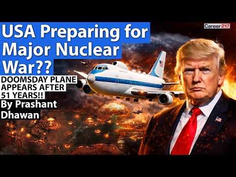 USA's Doomsday Nuclear War Plane Suddenly Appears | Is Trump sending a message to the world?