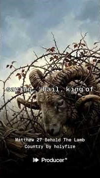 Matthew 27 Behold The Lamb Country