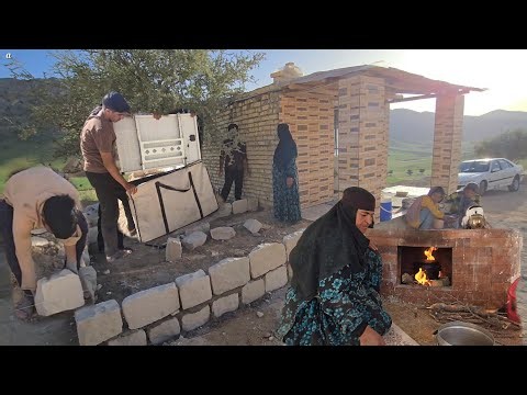 Natural stones enhance the new project of Grandma; craftsmanship and beauty