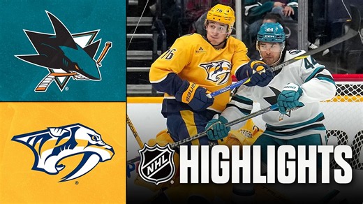 Sharks vs. Predators | NHL Highlights | Oct 15, 2026