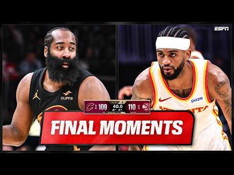FINAL MOMENTS 🍿 Cavaliers and Hawks go down to the wire 👀 | NBA on ESPN