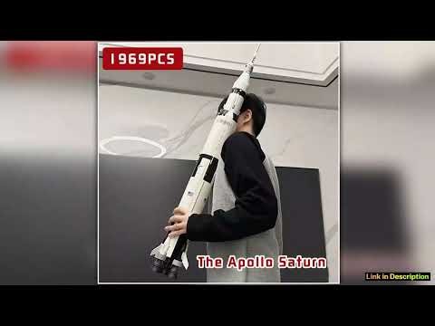 Classic Model The Apollo Saturn V Launch Vehicle Rocket And Launch Pad Fit 21309 92176 Building Blo