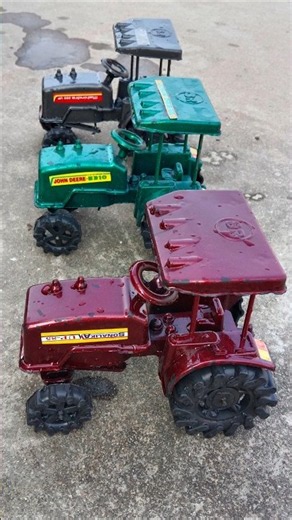 Cleaning Mud Small Tractor John Deere 5075 Swaraj 744 Fram Tractor 🚜