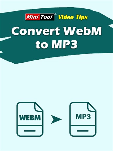 This short video explains why to convert WebM to MP3. It also shows how to process this conversion with MiniTool Video Converter! #Audioconverter #webm #mp3