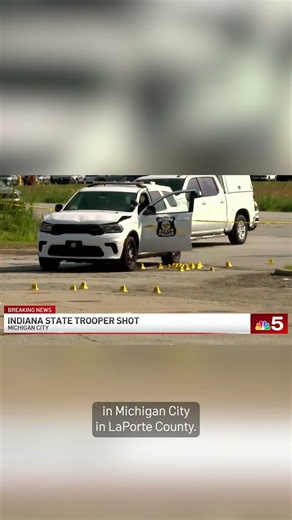 Suspect found dead after shooting, crashing into Indiana State Trooper