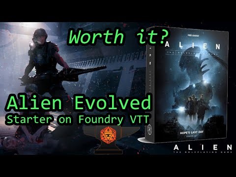 Alien RPG evolved: Is the Digital Starter Set Worth It? A Foundry Tour #alienrpg #foundryvtt