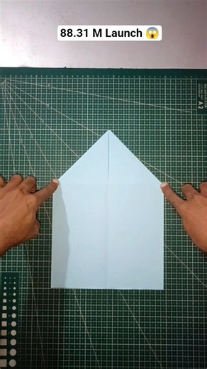 88.31M / 239 Feet Flying Paper World Record Airplane — New Design Paper Plane #shorts #paper #diy