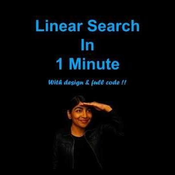 Linear Search. #coding #dsa #datastructuresandalgorithms #searchalgorithm