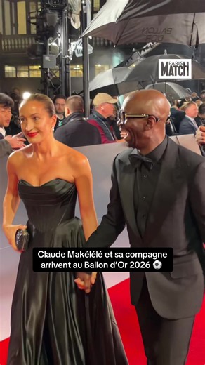 Claude Makélélé et sa compagne arrivent au Ballon d’Or 2026! ⚽️ #ClaudeMakelele #ballondor2026 #Ballondor #sportstiktok #onregardequoi