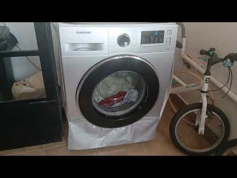 Samsung washing machine test run after replacing motherboard board