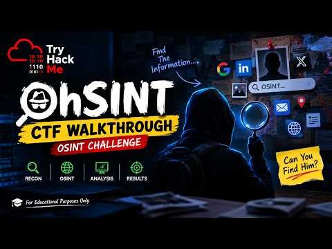 TryHackMe OhSINT Walkthrough | OSINT for Beginners