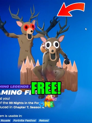 2 NEW Lobby Admin Codes for The Deer Skin and Crystal Candy Axe In Fortnite! #fortniteskin #fortnitefyp #fortniteupdate #crytalcandy