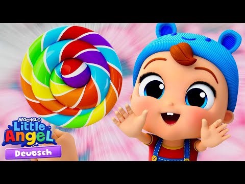 Mein klebriger Lollipop | Kinderlieder mit Klein Joni | Little Angel Deutsch