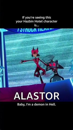 You're obviously Alastor and you should own it. | Hazbin Hotel | Prime Video