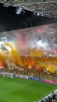 Dynamo Dresden fans crazy pyro show DFB POKAL