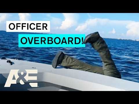 Man Flees Police by Jumping Overboard, Situation Turns Dangerous | Crime in Progress: Raw | A&E