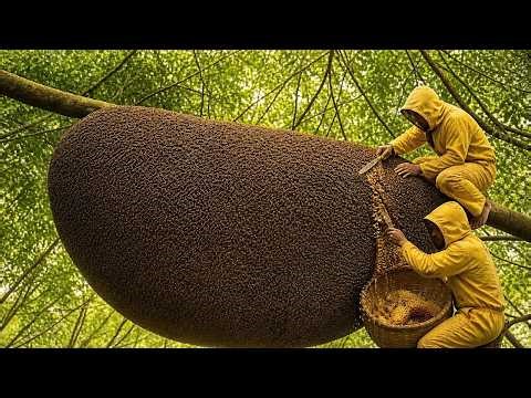 One Wrong Step – Honey Hunters Risk Everything on Fragile Branches Hundreds of Meters High