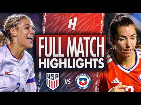 USA vs Chile - FULL Highlights & Goals | FIFA Women's International Friendly - January 27, 2026