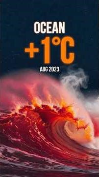 🌊 The ocean crossed +1°C in 2023