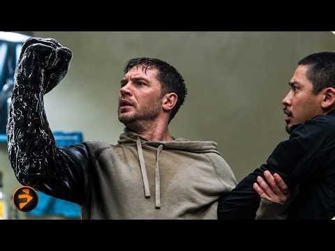 Tom Hardy Discovers Venom's Powers | Venom
