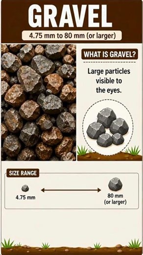 How soil is classified by particle size ? | Gravel, Sand, Silt & Clay Classification | Soil Basics