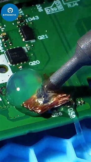 How to solder automotive computer board chips? #carchip #ecufixtool