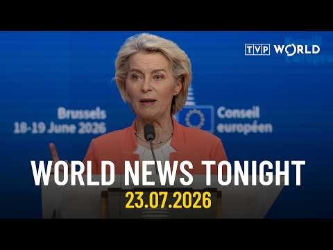 EU members reach agreement on 21st Russia sanctions package | World News Tonight